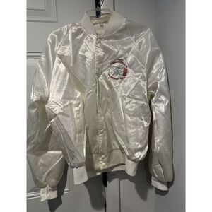 Vintage USBL United States Basketball League Nylon 1992 Friendship Tour Jacket L